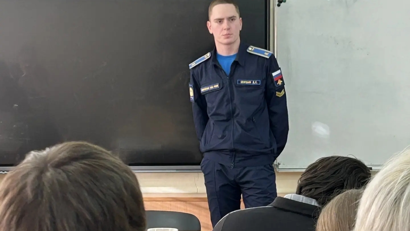 Профориентационная встреча с курсантом военного авиационного училища